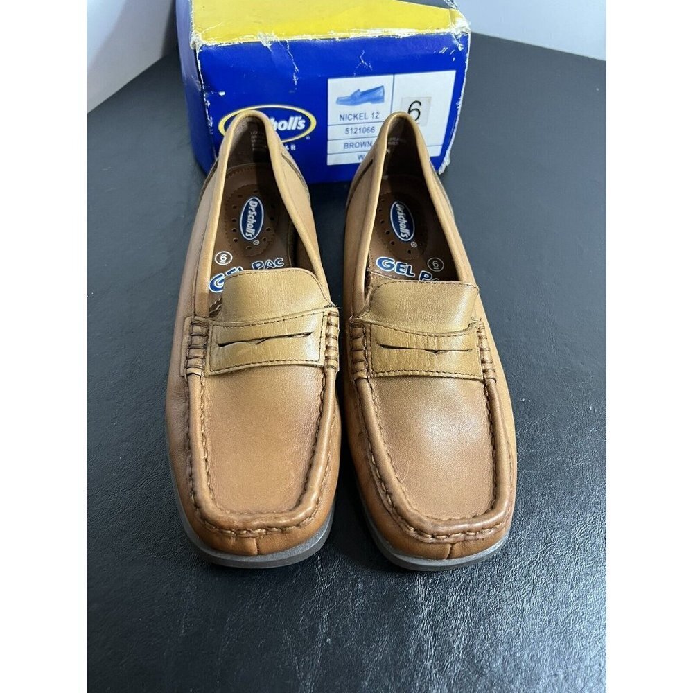 Dr Scholl’s Women Casual Brown Footwear Nickel12 Size 6 Genuine Leather - Picture 2 of 10